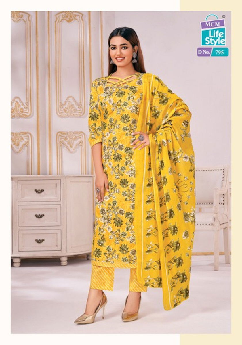 Mcm Classic Lawn Vol 5 Printed Cotton Dress Material Catalog